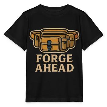 Adventurous Belt Bag Look with Forge - Stanley/Stella MINI CREATOR Kids’ T-Shirt - black - Front - Mikhail (115cm)