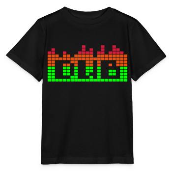 Créez souvenirs & T-Shirts de dub music - T-shirt bio MINI CREATOR Stanley/Stella Enfant - noir - Devant - Mikhail (115cm)