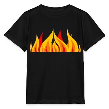 Fire - Stanley/Stella MINI CREATOR Kids’ T-Shirt - black - Front - Mikhail (115cm)