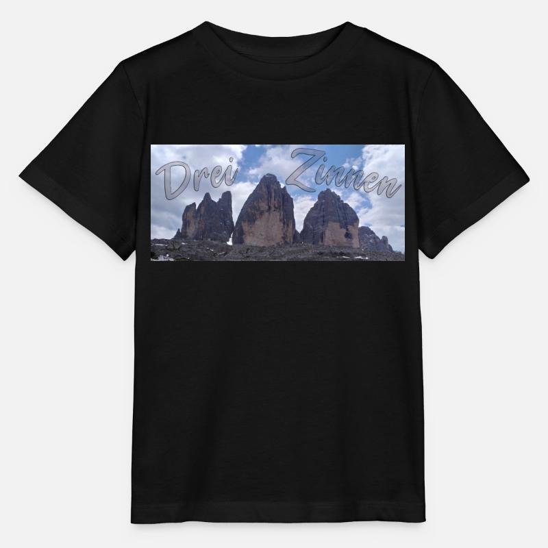 Drei Zinnen - T-shirt bio MINI CREATOR Stanley/Stella Enfant - noir