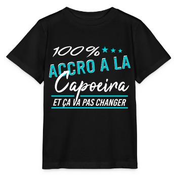 Capoeira - T-shirt bio MINI CREATOR Stanley/Stella Enfant - noir - Devant - Mikhail (115cm)