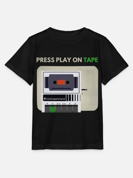 press play on tape - Stanley/Stella Kinder T-Shirt MINI CREATOR  - Schwarz