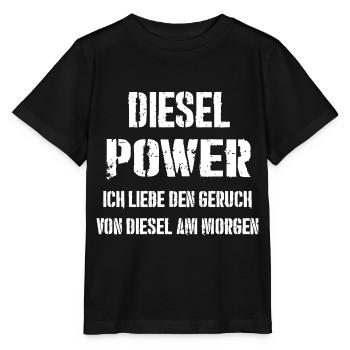 DIESEL POWER - Stanley/Stella Kinder T-Shirt MINI CREATOR  - Schwarz - Vorne - Mikhail (115cm)