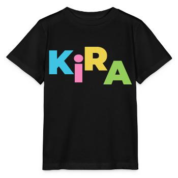 Kira, Vorname, Name - Stanley/Stella Kinder T-Shirt MINI CREATOR  - Schwarz - Vorne - Mikhail (115cm)