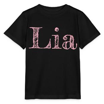 Lia - Stanley/Stella Kinder T-Shirt MINI CREATOR  - Schwarz - Vorne - Mikhail (115cm)