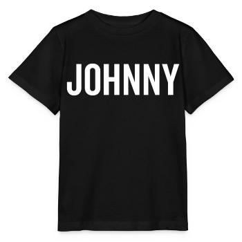 Johnny Custom Name Font Text Birthday - Stanley/Stella MINI CREATOR Kids’ T-Shirt - black - Front - Mikhail (115cm)