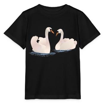 Cygnes - T-shirt bio MINI CREATOR Stanley/Stella Enfant - noir - Devant - Mikhail (115cm)