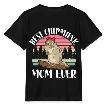 Tamia | de compagnie Idées cadeaux Chipmunk - T-shirt bio MINI CREATOR Stanley/Stella Enfant - noir - Devant - Mikhail (115cm)
