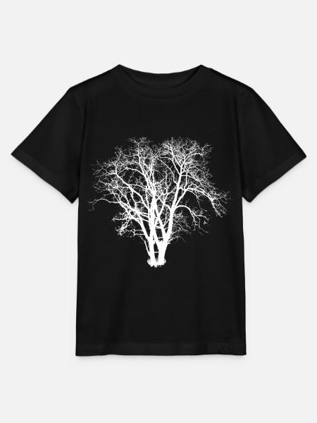 Baum Silhuette - Stanley/Stella Kinder T-Shirt MINI CREATOR - Schwarz