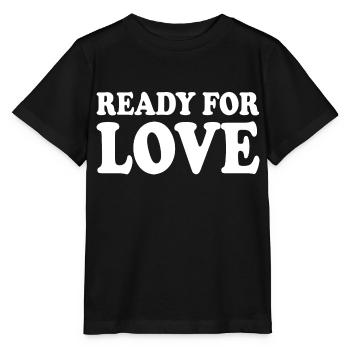 Ready for love - Stanley/Stella Kinder T-Shirt MINI CREATOR  - Schwarz - Vorne - Mikhail (115cm)