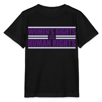 citation féministe sur les droits des femmes - T-shirt bio MINI CREATOR Stanley/Stella Enfant - noir - Devant - Mikhail (115cm)