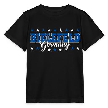 Bielefeld - Stanley/Stella Kinder T-Shirt MINI CREATOR  - Schwarz - Vorne - Mikhail (115cm)