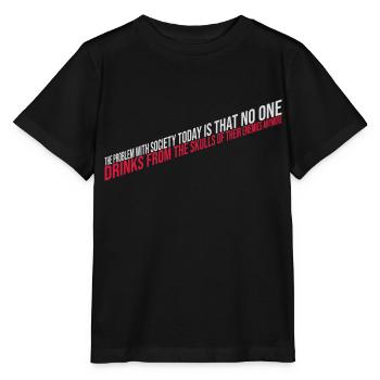 boissons de crânes ennemis - T-shirt bio MINI CREATOR Stanley/Stella Enfant - noir - Devant - Mikhail (115cm)
