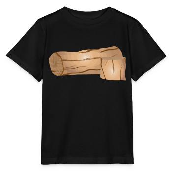 Chauffage au bois Wood Lover Cadeau - T-shirt bio MINI CREATOR Stanley/Stella Enfant - noir - Devant - Mikhail (115cm)