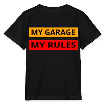 Garage - Stanley/Stella Kinder T-Shirt MINI CREATOR  - Schwarz - Vorne - Mikhail (115cm)