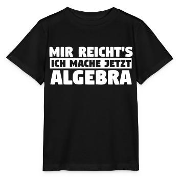 Mathematik Mathe Rechnen Algebra - Stanley/Stella Kinder T-Shirt MINI CREATOR  - Schwarz - Vorne - Mikhail (115cm)