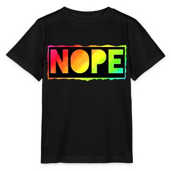 Nope - Stanley/Stella MINI CREATOR Kids’ T-Shirt - black - Front - Mikhail (115cm)