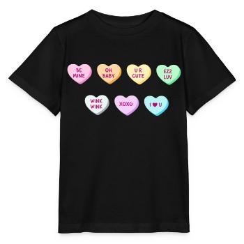 14 Fév Be My Valentine Joyeuse Saint-Valentin 01 - T-shirt bio MINI CREATOR Stanley/Stella Enfant - noir - Devant - Mikhail (115cm)
