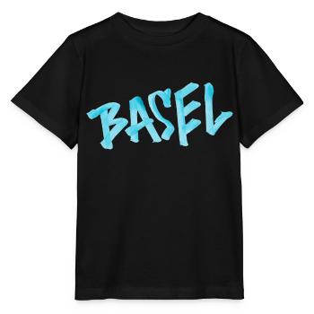 Basel lettering - Stanley/Stella MINI CREATOR Kids’ T-Shirt - black - Front - Mikhail (115cm)