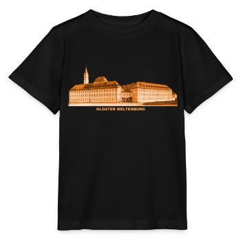 Weltenburg Kloster Donau Kehlheim Lower Bavaria - Stanley/Stella MINI CREATOR Kids’ T-Shirt - black - Front - Mikhail (115cm)