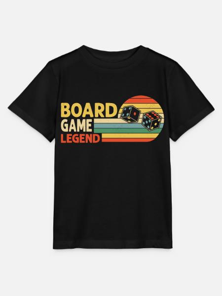 Board Game Legend Nerd Gamer Tabletop Player - Stanley/Stella T-shirt MINI CREATOR til børn - sort