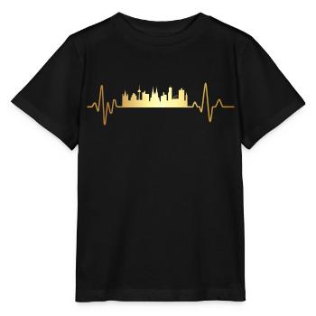 Battement de cœur Cologne - T-shirt bio MINI CREATOR Stanley/Stella Enfant - noir - Devant - Mikhail (115cm)