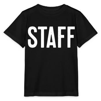 STAFF - T-shirt bio MINI CREATOR Stanley/Stella Enfant - noir - Devant - Mikhail (115cm)