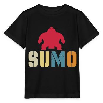 Sumo - Stanley/Stella Kinder T-Shirt MINI CREATOR  - Schwarz - Vorne - Mikhail (115cm)
