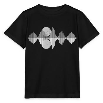 Waves - Stanley/Stella MINI CREATOR Kids’ T-Shirt - black - Front - Mikhail (115cm)