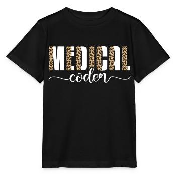 medical coder Design for a medical coder - Stanley/Stella MINI CREATOR Kids’ T-Shirt - black - Front - Mikhail (115cm)