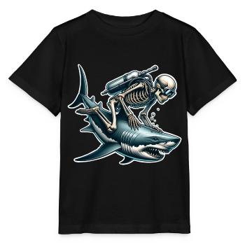 Tauchen Taucher - Stanley/Stella Kinder T-Shirt MINI CREATOR  - Schwarz - Vorne - Mikhail (115cm)