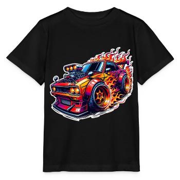 Voiture de sport tuning voiture - T-shirt bio MINI CREATOR Stanley/Stella Enfant - noir - Devant - Mikhail (115cm)