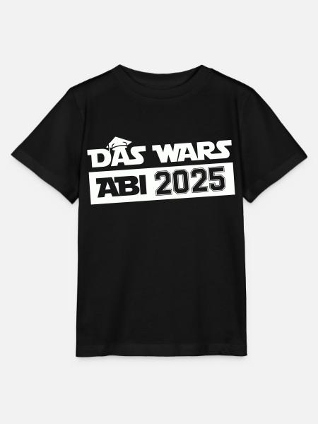 abi das wars 2025 - Stanley/Stella Kinder T-Shirt MINI CREATOR - Schwarz
