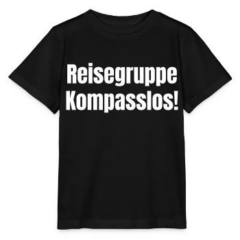 Travel group Compassless! - Stanley/Stella MINI CREATOR Kids’ T-Shirt - black - Front - Mikhail (115cm)
