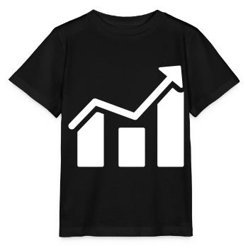stock market - Stanley/Stella MINI CREATOR Kids’ T-Shirt - black - Front - Mikhail (115cm)