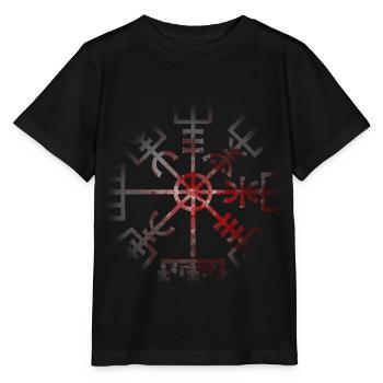 Vegvisir 02 - T-shirt bio MINI CREATOR Stanley/Stella Enfant - noir - Devant - Mikhail (115cm)