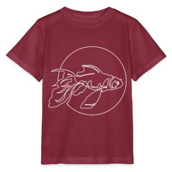 goldfish - Stanley/Stella MINI CREATOR Kids’ T-Shirt - burgundy - Front - Kain (125cm)
