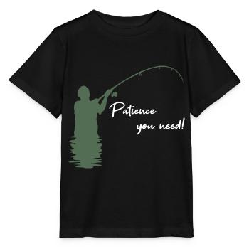 Fisherman - Stanley/Stella MINI CREATOR Kids’ T-Shirt - black - Front - Mikhail (115cm)