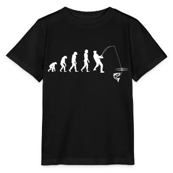 Fischer Evolution - Stanley/Stella Kinder T-Shirt MINI CREATOR  - Schwarz - Vorne - Mikhail (115cm)