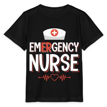 Nurse nurse - Stanley/Stella MINI CREATOR Kids’ T-Shirt - black - Front - Mikhail (115cm)
