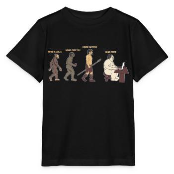 Homeoffice| Homo ffice Design - Stanley/Stella MINI CREATOR Kids’ T-Shirt - black - Front - Mikhail (115cm)