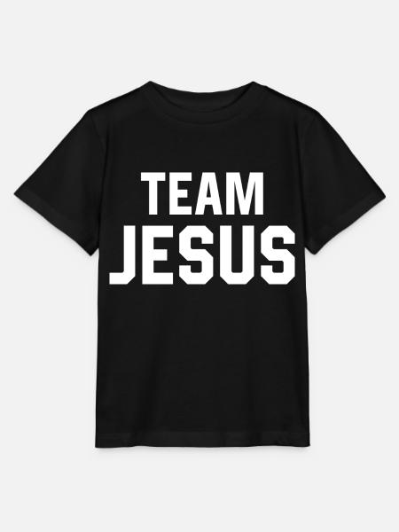 Team Jesus - Stanley/Stella Kinder T-Shirt MINI CREATOR  - Schwarz