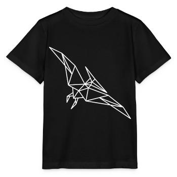 Pterosaur Dino Geometry - Stanley/Stella MINI CREATOR Kids’ T-Shirt - black - Front - Mikhail (115cm)