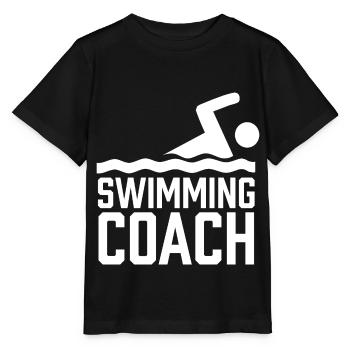 Swimming Coach Swimming Swimming Course Swimming Instructor - Stanley/Stella MINI CREATOR Kids’ T-Shirt - black - Front - Mikhail (115cm)