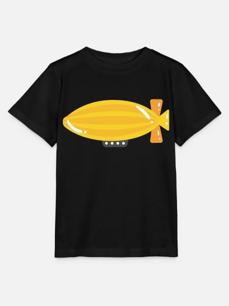 Zeppelin - Stanley/Stella Kinder T-Shirt MINI CREATOR - Schwarz