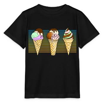 Eis - Stanley/Stella Kinder T-Shirt MINI CREATOR  - Schwarz - Vorne - Mikhail (115cm)