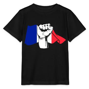Faust Franzose Frankreich - Stanley/Stella Kinder T-Shirt MINI CREATOR  - Schwarz - Vorne - Mikhail (115cm)
