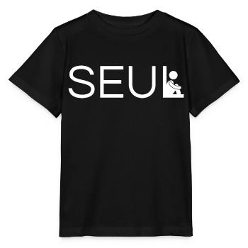 seul original cadeau - T-shirt bio MINI CREATOR Stanley/Stella Enfant - noir - Devant - Mikhail (115cm)