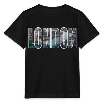 Londres - T-shirt bio MINI CREATOR Stanley/Stella Enfant - noir - Devant - Mikhail (115cm)