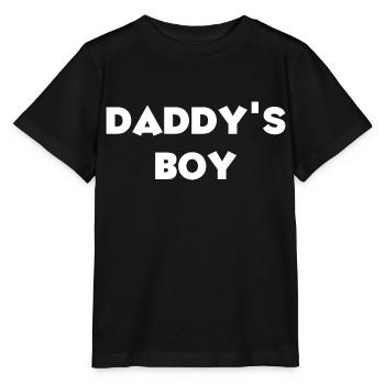 Daddy ́s Boy - Stanley/Stella MINI CREATOR Kids’ T-Shirt - black - Front - Mikhail (115cm)